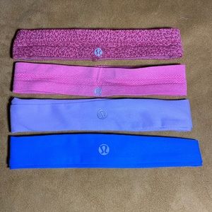 4 lululemon headbands